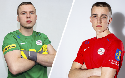 Komandoje lieka du klubo auklėtiniai